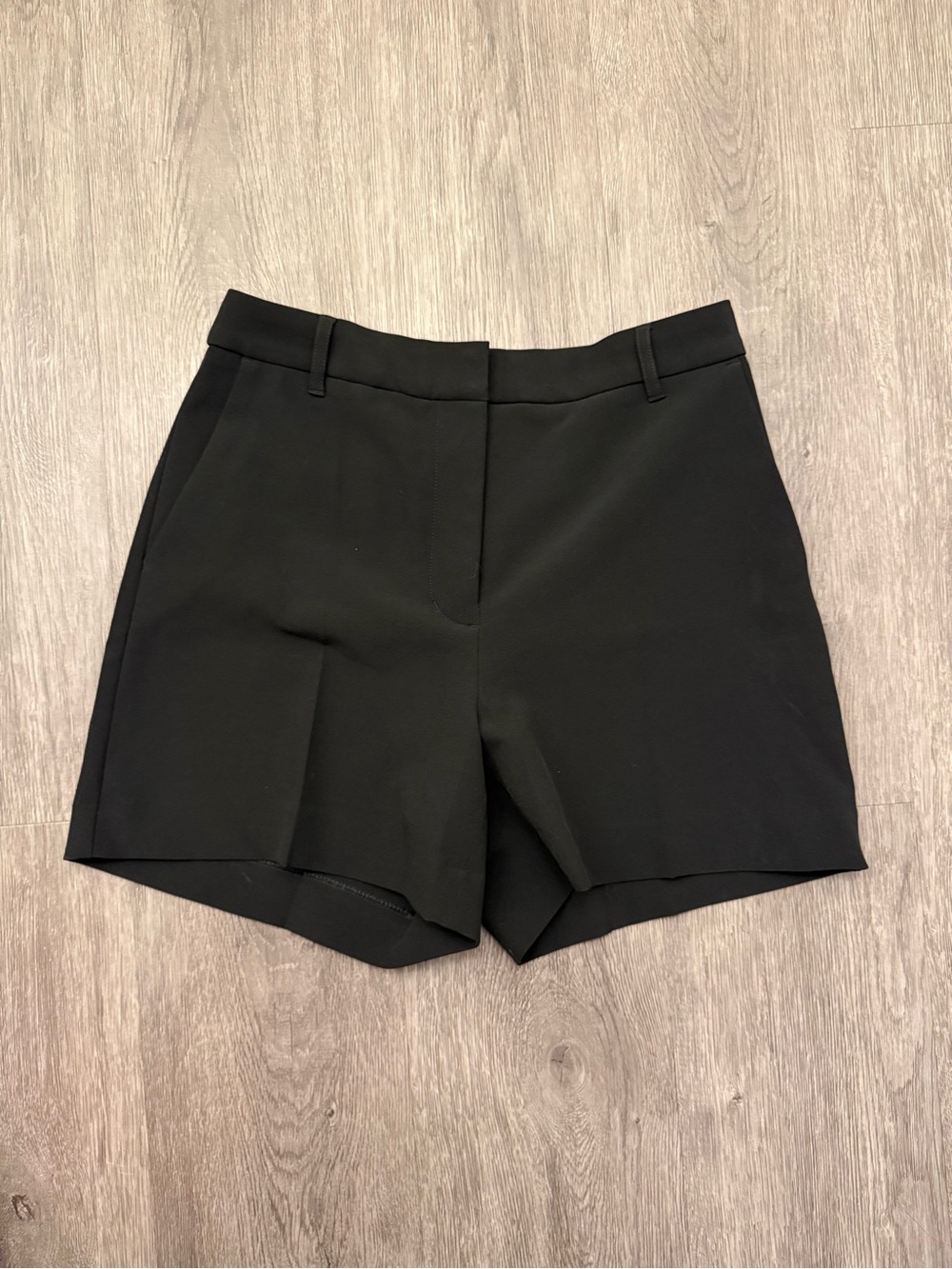Express Editor Studio High Waisted Tailored Midi Shorts
